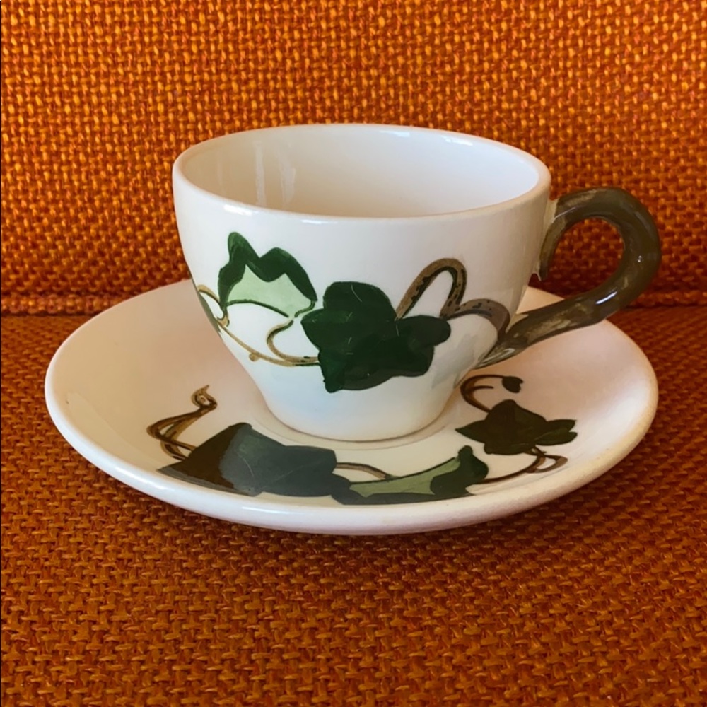 Metlox Poppytrail Ivy Cup&Saucer